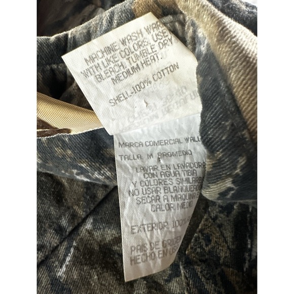 Valeo Realtree Camo Button Up Hunting Shirt Jacket Mens Medium USA Made Collared - Picture 9 of 13